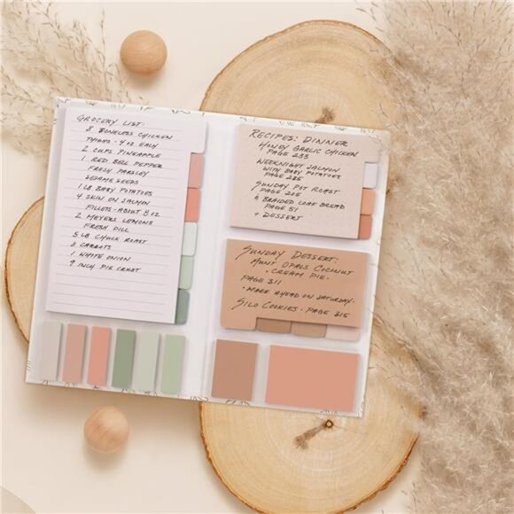 Aesthetic Pastel Sticky Notes Set of 528 with Tabs For Bible Study - Picture 5 of 8